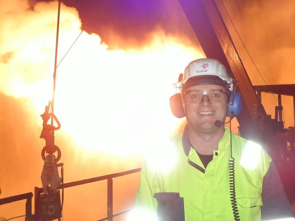 Svein in the North Sea