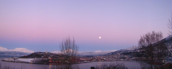 Pastel Sky above Narvik noon yesterday