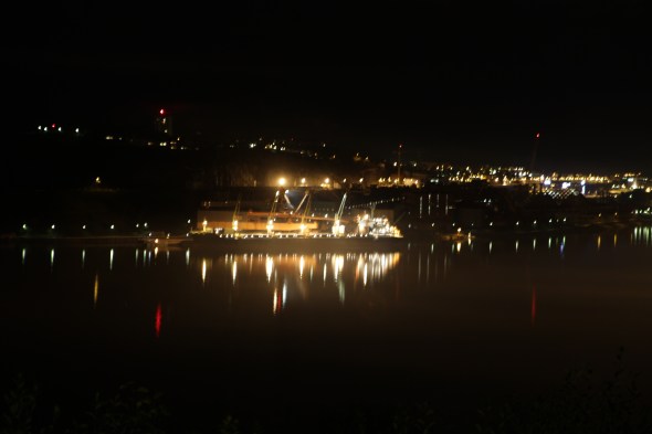 Bahamas registered, Polish Bulk Carrier Mazowsze, weighing in at "only" 37695 DWT