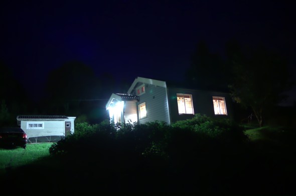 Cozy evening by the cottage