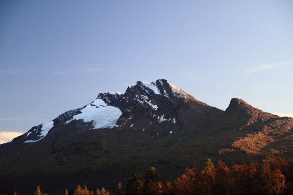 Den Sovende Dronning (1,576 meters) this evening.