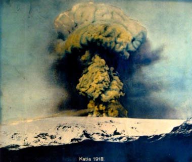 Katla's last major eruption in 1918