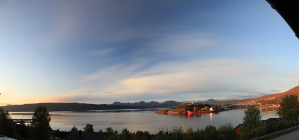 Beautiful Autumn Evening by The Ofoten Fjord