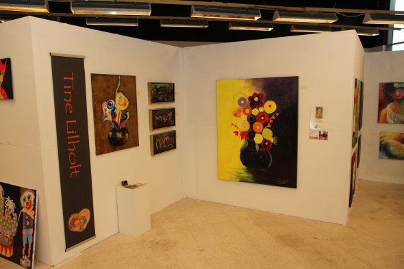 Scene from the Lions Art Exhibition i Sonderhoj - Denmark