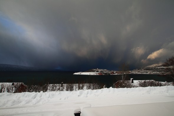 Fantastic Snow Shower Contrasts - Narvik Peninsula
