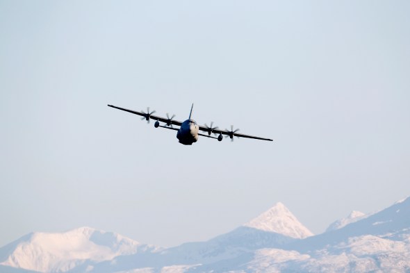 Archive: A Norwegian C-130J Hercules in flight - Cold Response 2010 (Photo: Norwegian Armed Forces)