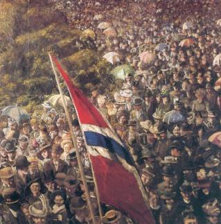 17th of May 1893 by Norwegian painter Christian Krohg